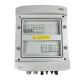 DCAC hermetic IP65 EMITER connection box with Noark 1000V DC surge arrester type 2, 2 x PV string, 2 x MPPT // Noark AC limiter type 2, 10A 3-Ph