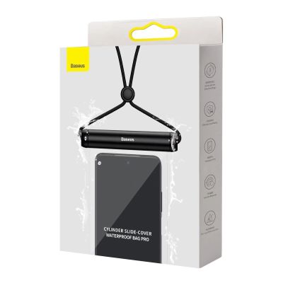 9. Baseus waterproof case for phone Slide-cover black (FMYT000001)