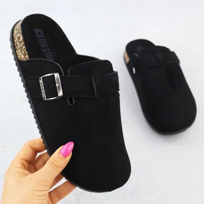 Big Star Suede Slides W SS274736 INT2156A