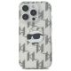 3. Karl Lagerfeld IML Choupette Head Electroplated iPhone 16 Pro Max Case - Clear