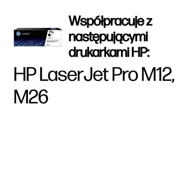 5. HP 79A original black LaserJet toner cartridge