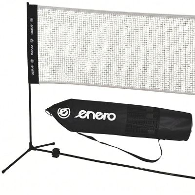 17. BADMINTON NET WITH FRAME 5 X 1.55 M WITH CARRY BAG ENERO