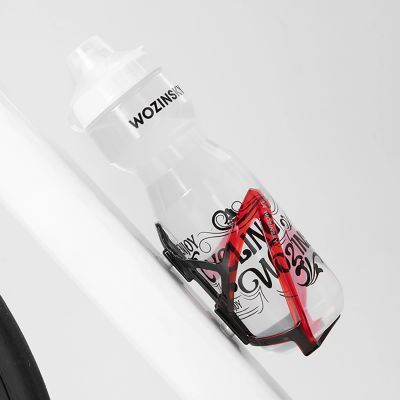 5. Wozinsky WUR-01BR Bike Bottle Holder Basket - Black and Red