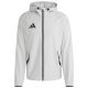 2. Men's adidas Tiro 26 Travel Windbreaker Jacket Light Gray KD3336