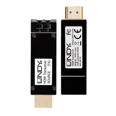 2. Lindy 38170 AV Transmitter and Receiver - Black - 3840 x 2160 pixels - 300 m