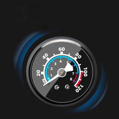 2. Rockbros 42310006001 Bicycle Pump with Pressure Gauge - Black