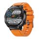 2. Gravity GT21-2 Smartwatch + Orange Silicone Strap
