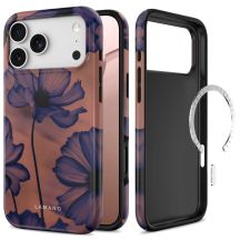 Tech-Protect Lamano MagSafe Case for iPhone 18 Pro Max / 17 Pro Max - Navy Blue/Brown