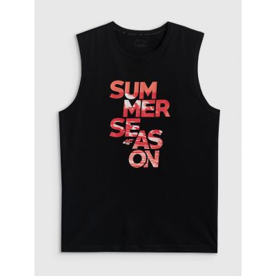 5. Men's sleeveless shirt 4F 4FWSS26TSLEM269-20S