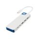 Hyper HyperDrive Flex Dual 4K HDMI 9-Port Docking Station, White/Blue | HD4103BUGL | Number of HDMI ports: 2