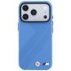 3. BMW M Tire Track Metal Logo MagSafe Case for iPhone 17 Pro / 18 Pro - Blue
