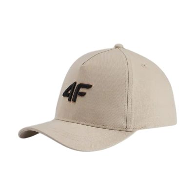 Children's baseball cap 4F U547 beige 4FJWSS26ACABU547 83S