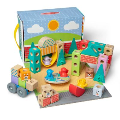 13. Melissa & Doug MDT BBN Blockables Town Pyst GML