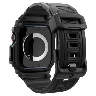 2. Spigen Rugged Armor Pro Apple Watch 10 (42mm) Strap Case - Black