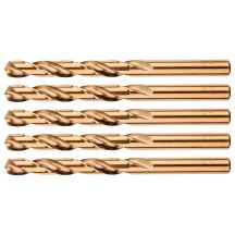 HSS-Co metal drill bits 10.0 mm, 5 pcs.
