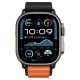 4. Spigen WBF1 Strap for Apple Watch 44 / 45 / 46 / 49 mm - Black and Orange
