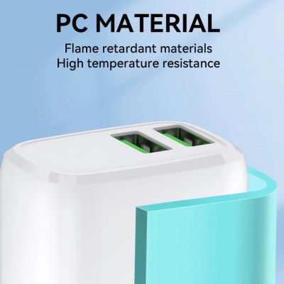 10. Wozinsky CUWCW 2.4A 2 x USB-A Wall Charger - White