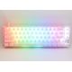 9. Ducky One 3 Aura White SF Keyboard Gaming USB QWERTY American International White