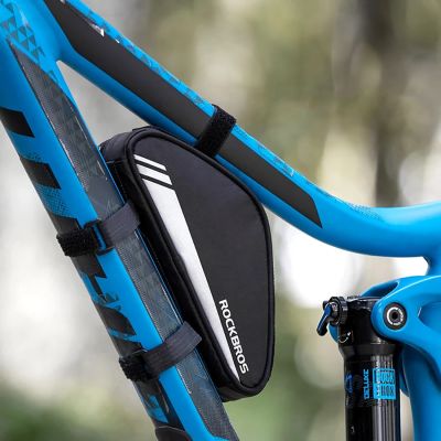 8. Rockbros B55-BK bicycle bag for frame 0.7 l - black