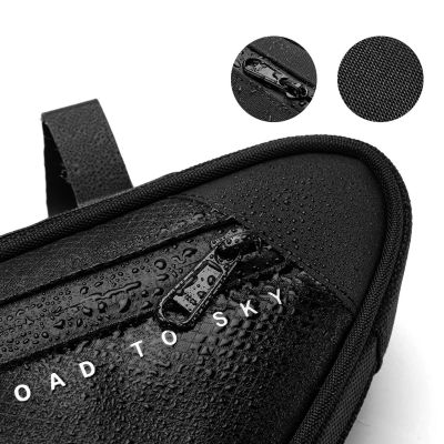 5. Rockbros TL003 ROAD TO SKY 2L Frame Bag Waterproof – Black