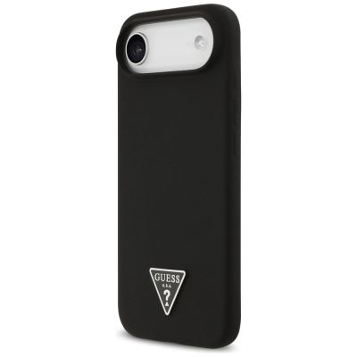 2. Guess Silicone Triangle Logo MagSafe Case for iPhone 17 Air - Black