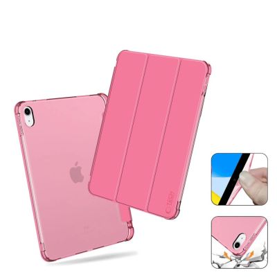3. Tech-Protect SC Pen Hybrid Case for iPad 10 / 2022 - Pink - Transparent