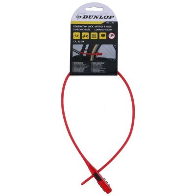 9. DUNLOP RED CODE STRAP BIKE LOCK