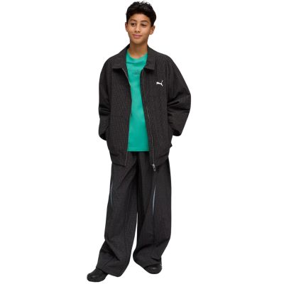 5. Puma ESS Small No. 1 Logo Centered Tee for Kids Green 692975 40