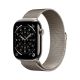 Apple Watch Series 11 Cellular 46mm Natural Titanium Case with Natural Mesh Strap - M/L