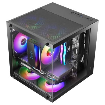 3. TACENS MARS MC-CUBE 1xARGB USB-C mATX- housing/cases
