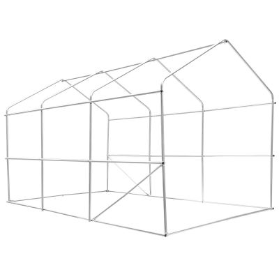 47. GREENHOUSE GARDEN TUNNEL 200x350x200CM PE GREEN STEEL STRUCTURE