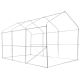 47. GREENHOUSE GARDEN TUNNEL 200x350x200CM PE GREEN STEEL STRUCTURE