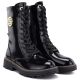 8. Women's patent leather ankle boots, insulated, black, Jezzi ASA259-10