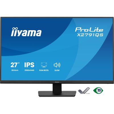 23. iiyama ProLite X2791QS-B1 computer monitor 68.6 cm (27") 2560 x 1440 px Quad HD LED Black
