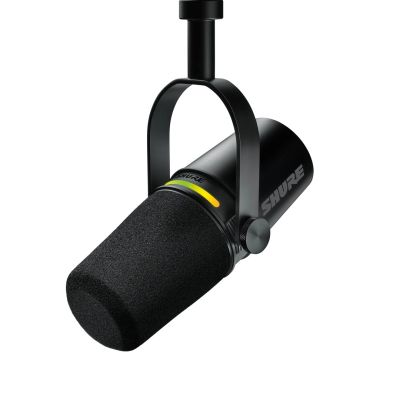 6. Shure MV7+-K - Voice-Over/Vocal Microphone with XLR/USB-C Connector Black