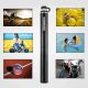 7. Rockbros JG-PB-004 lightweight bicycle pump with pressure gauge - black