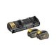 2. DeWALT DCB132T2-QW Power Tool Battery/Charger Battery and Charger Set