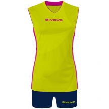 Givova Kit Elica KIT C58 sports set yellow-navy blue
