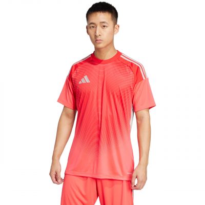 adidas Tiro 25 Competition Jersey Short Sleeve Men's Goalkeeper Shirt Red JI9717