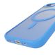 4. Puro Gradient MagSafe Silicone Case for iPhone 16e/17e - Blue