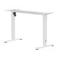 11. ERGO OFFICE ELECTRIC DESK ADJUSTABLE MAX HEIGHT 1160MM, MAX - 80 KG, WITHOUT TABLETOP FOR SITTING AND STANDING WORK, WHITE ER-400 W