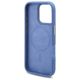 7. Guess 4G Logo Plate MagSafe Case for iPhone 16 Pro Max - Blue