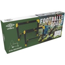 SET OF 2 SOCCER GOALS WITH NET 55x44x44CM UMBRO