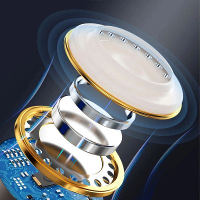 4. Dudao X1PROT In-Ear Wired USB-C Headphones 1.2m - White