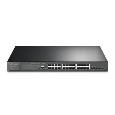 TP-Link JetStream TL-SG3428XMP Managed Network Switch L2+ Gigabit Ethernet (10/100/1000) PoE Support 1U Black