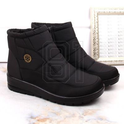 12. News W EVE437A black wedge snow boots