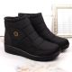 12. News W EVE437A black wedge snow boots