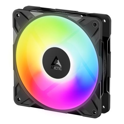 3. ARCTIC Freezer P12 Pro Reverse A-RGB - 3 Pack Computer Case Fan 12 cm Black 3 pcs.