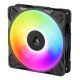 3. ARCTIC Freezer P12 Pro Reverse A-RGB - 3 Pack Computer Case Fan 12 cm Black 3 pcs.