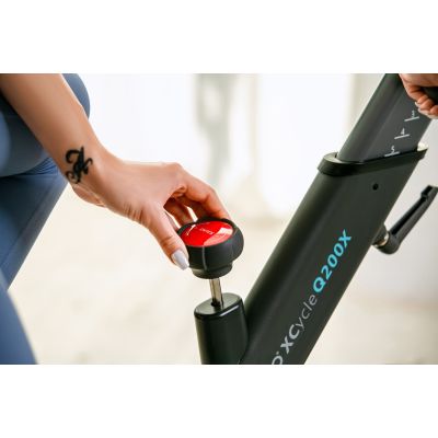 128. OVICX Q200X magnetic exercise bike with 15.6" TFT touchscreen, WIFI bluetooth & app